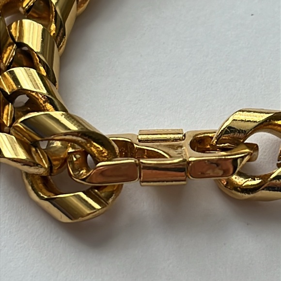 Vintage lot of 3 Goldtone 7” Bracelets /2with crystals - Picture 7 of 13